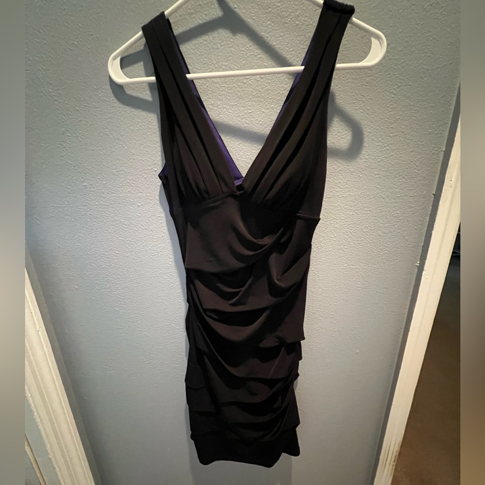 Black small city studio mini dress